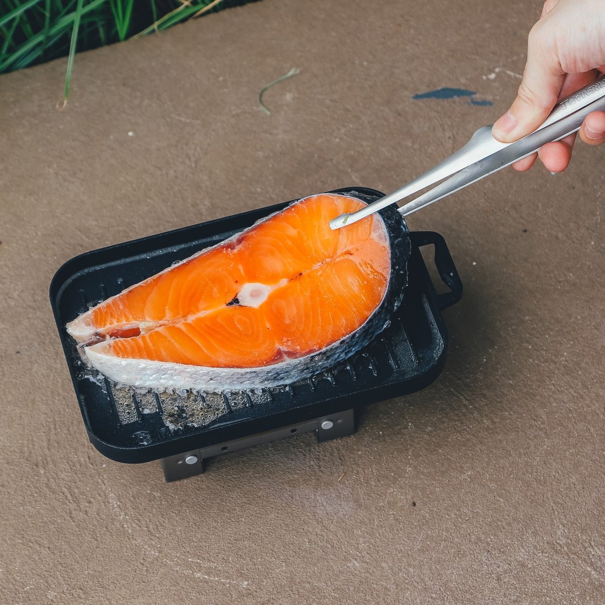 FireMaple Sunflower Plaque Grill Camping 19 cm Antiadhésive