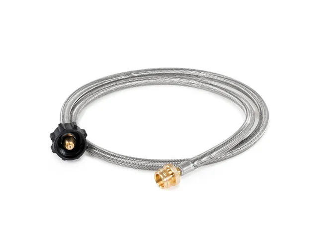GSI Camp Stoves tuyau propane 1,5 m inox adaptateur