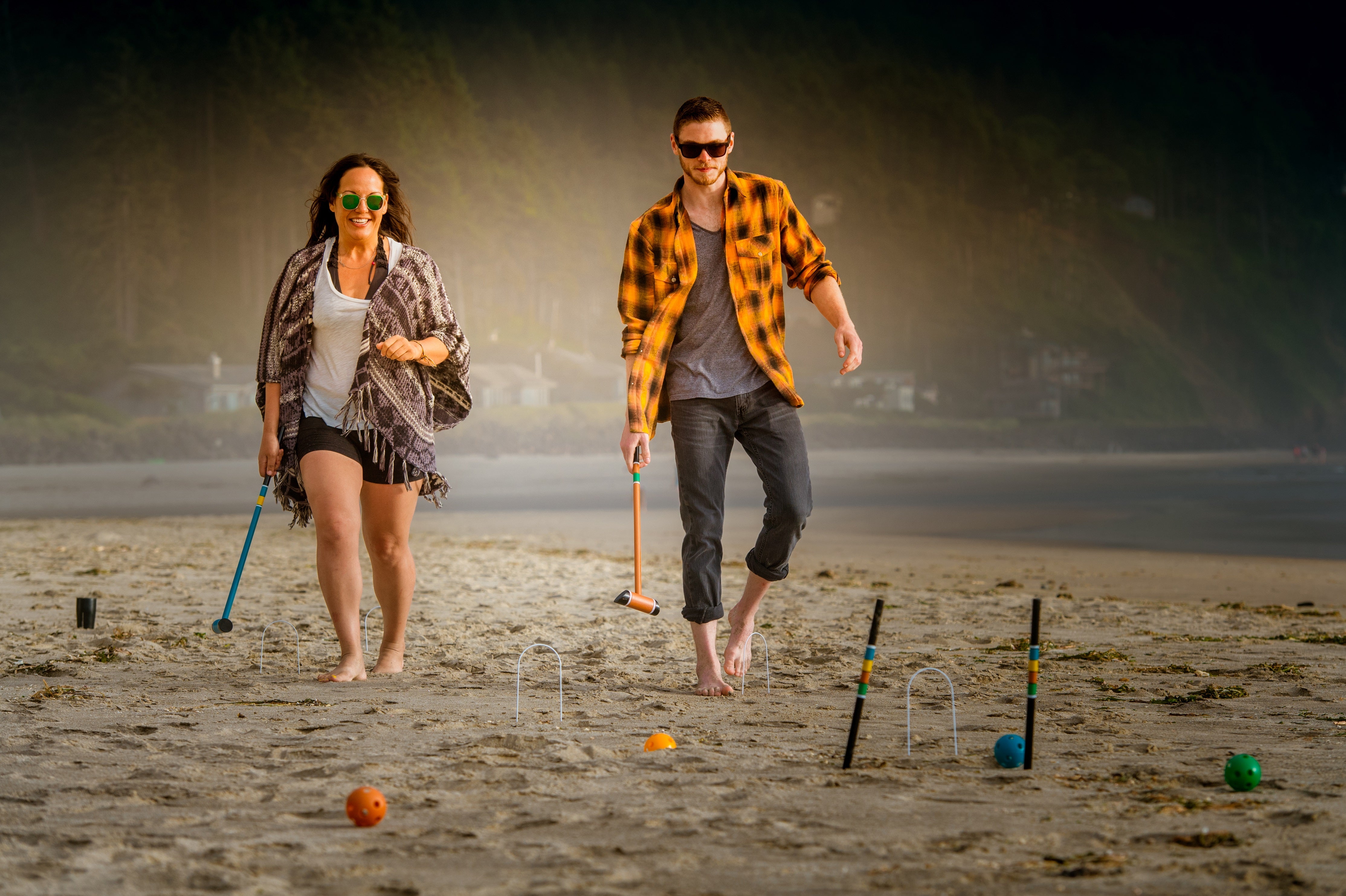 GSI Outdoor Games Freestyle Croquet Golf jeu extérieur 2-4 joueurs