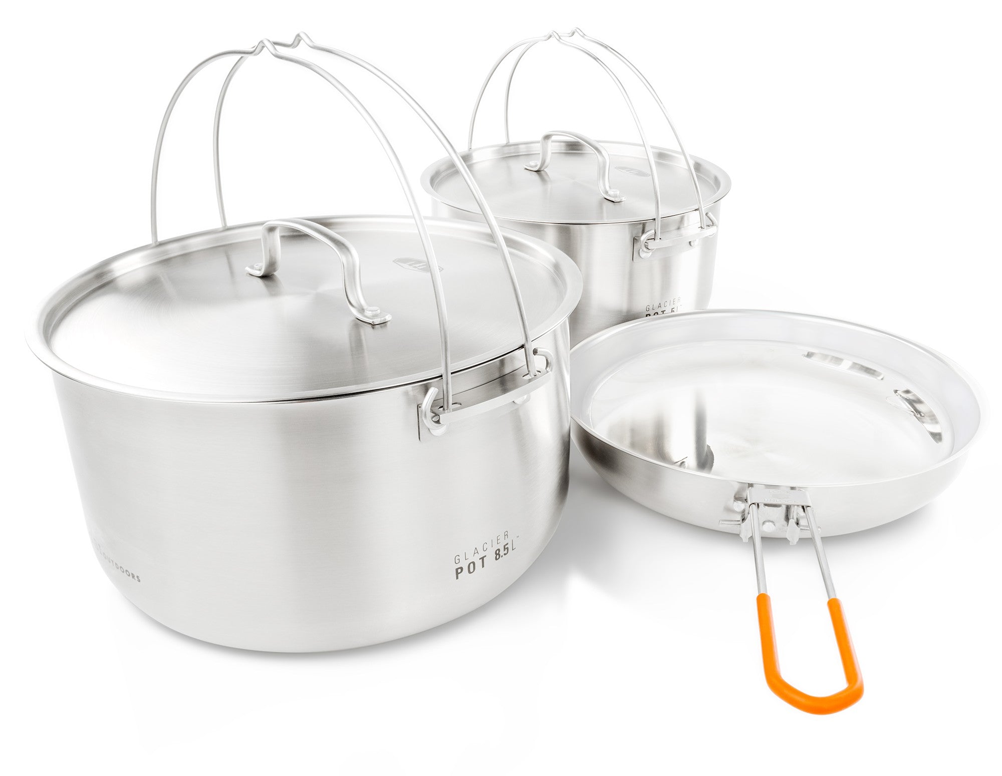 GSI Glacier Troop popote inox 8,5 L groupe
