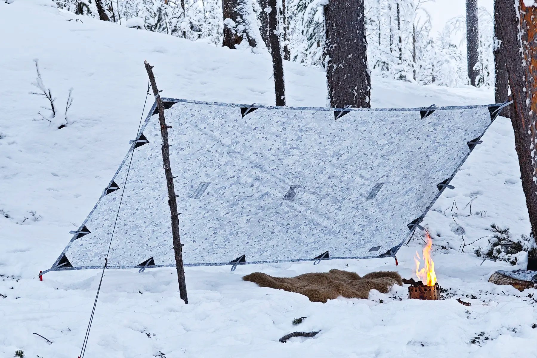 DD Tarp S Winter MC tarp solo 3000 mm neige