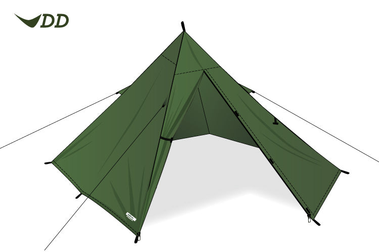 DD Hammocks SuperLight tente pyramid 460 g