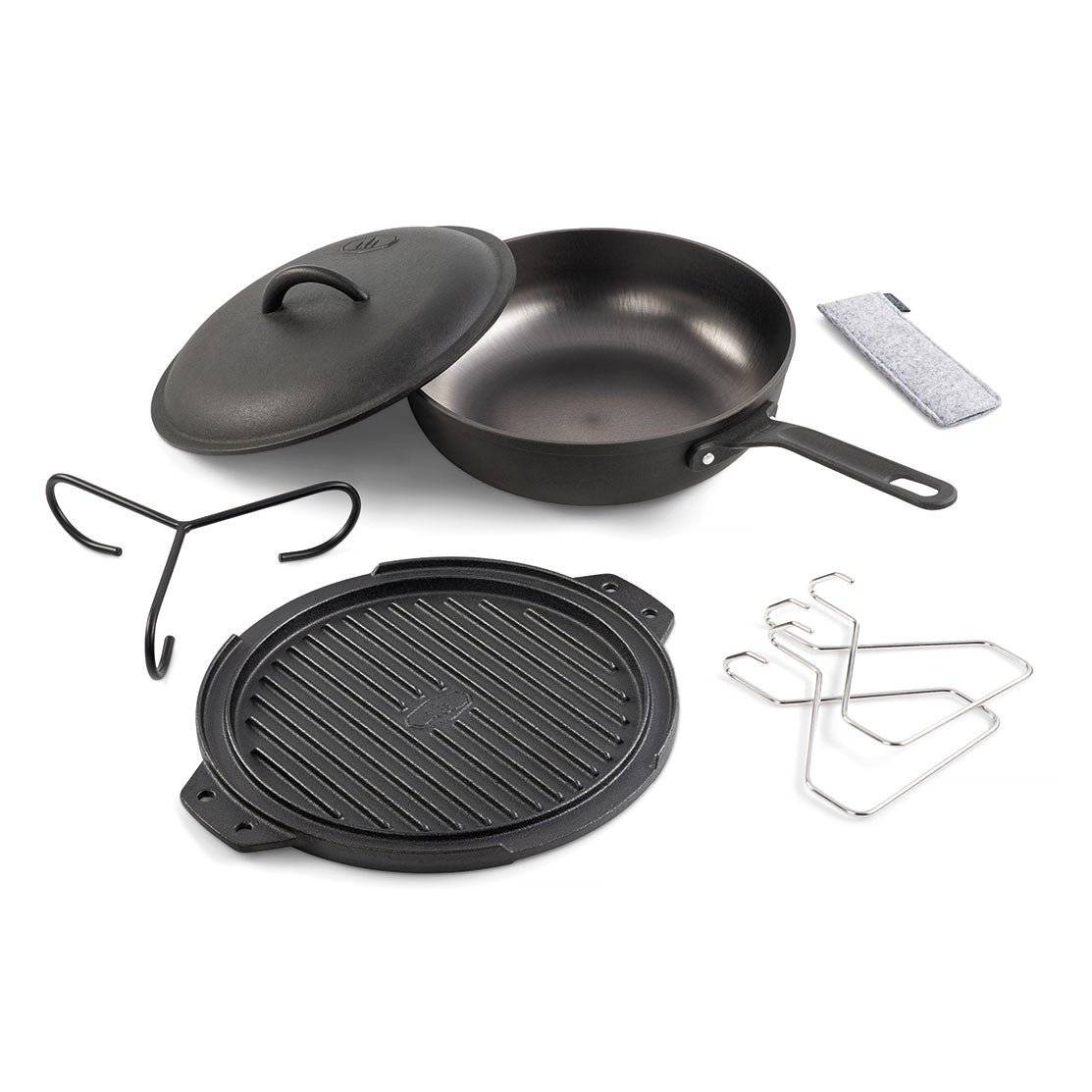 GSI Guidecast 10" set fonte poêle 25 cm feu de camp