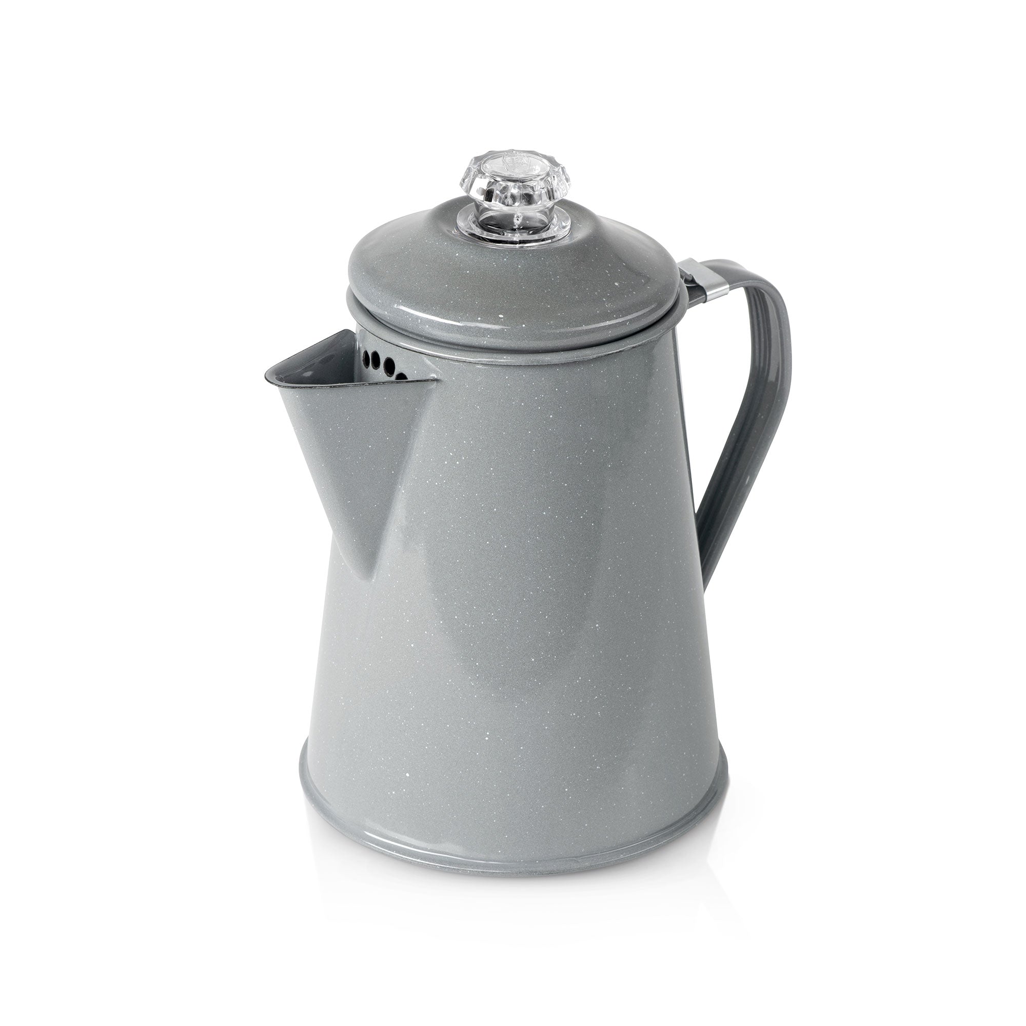 GSI Mesa percolateur émail 8 tasses gris Earl Grey