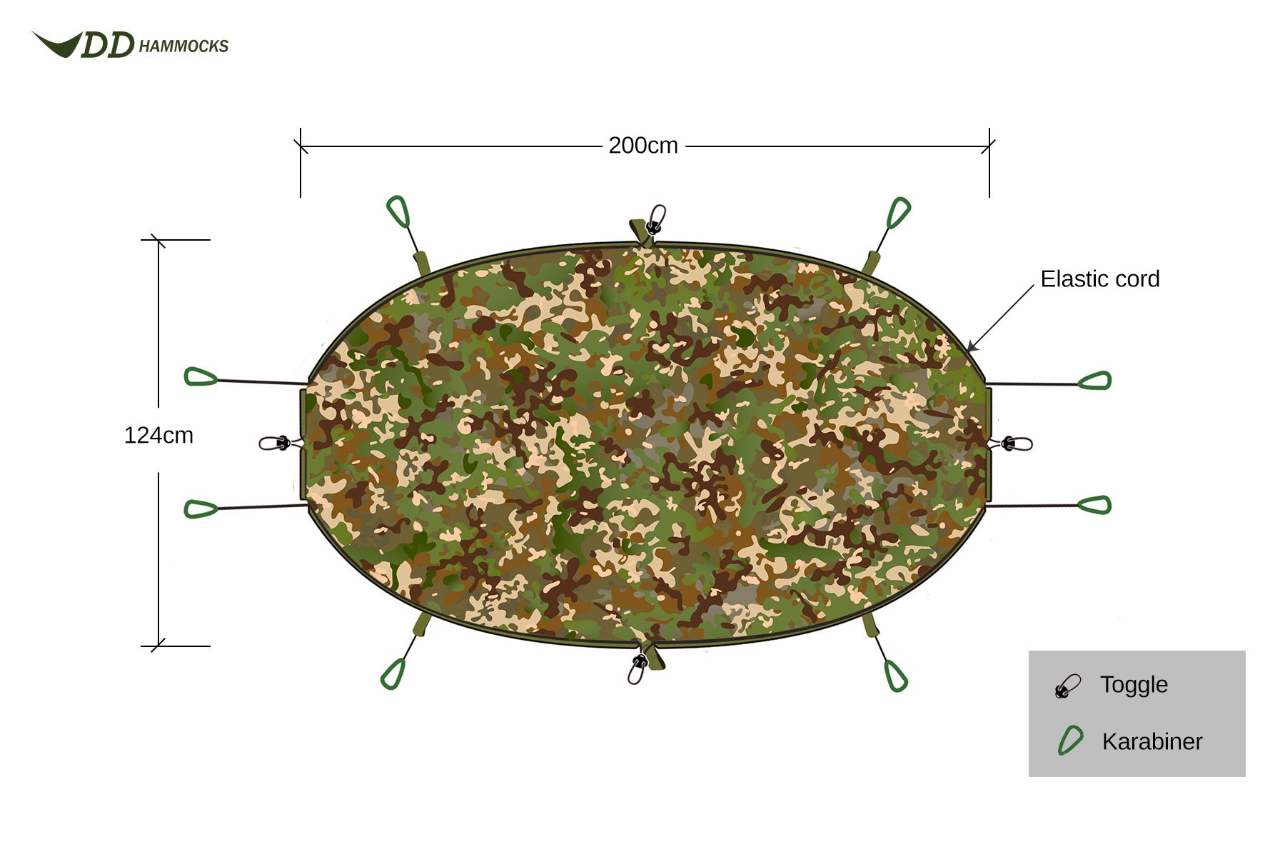 DD Underblanket MC isolation hamac multicam -5°C