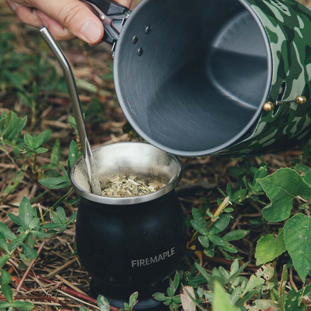 FireMaple Orca tasse à maté inox 200 ml avec bombilla