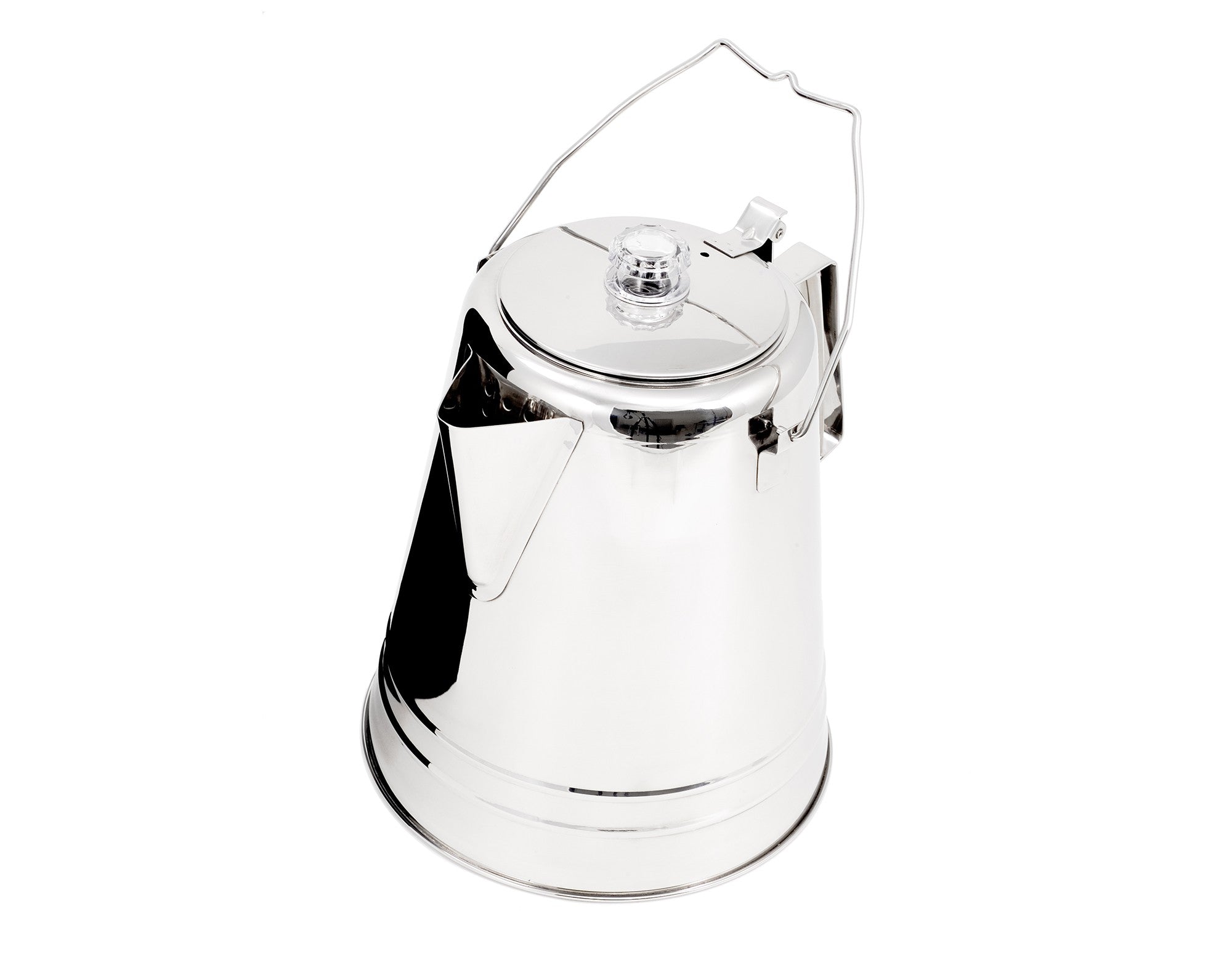 GSI Glacier percolateur café inox 14 tasses feu et réchaud