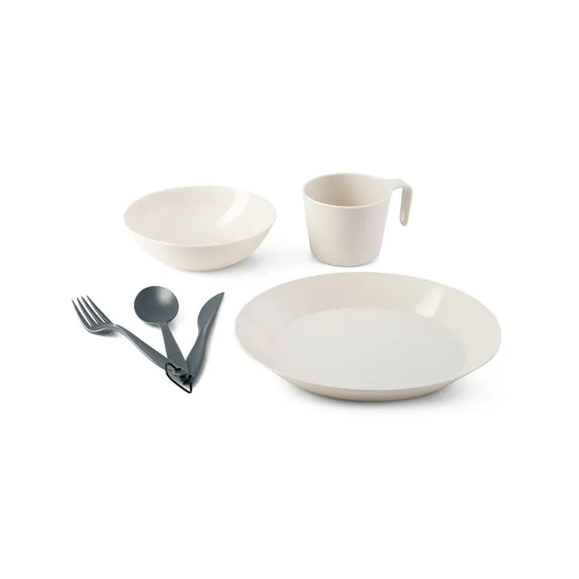 GSI Cascadian Set Table 1 Personne vaisselle camping Sandstone
