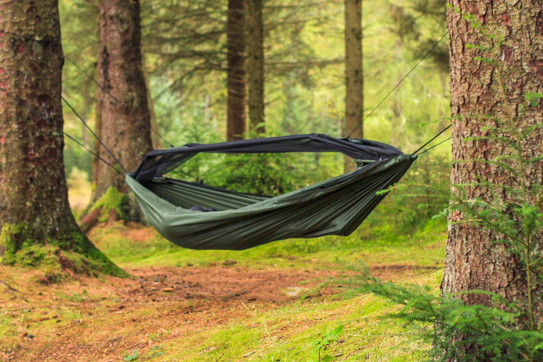 DD Hammocks Frontline hamac camping moustiquaire olive