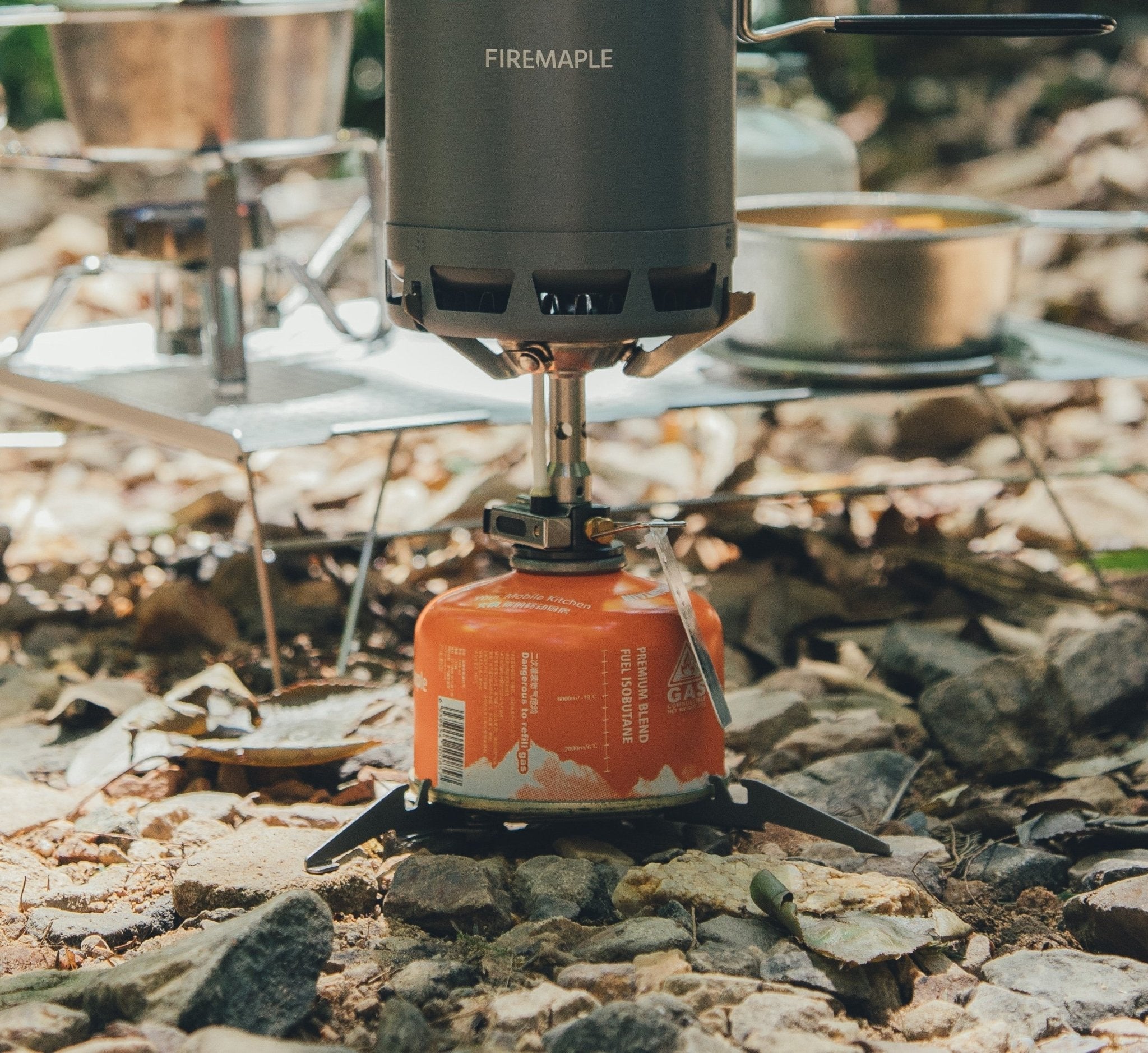 FireMaple ASH support cartouche titane 3 pieds ultralight