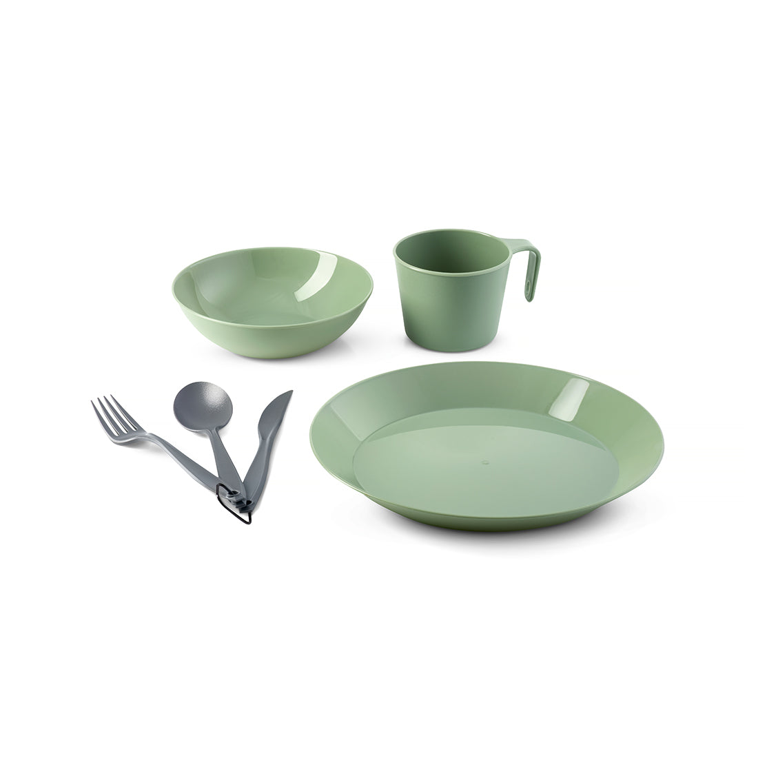GSI Cascadian Set Table 1 Personne vaisselle camping Sandstone