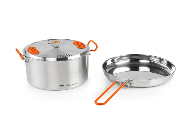 GSI Glacier 3L Cookset popote inox feu ouvert