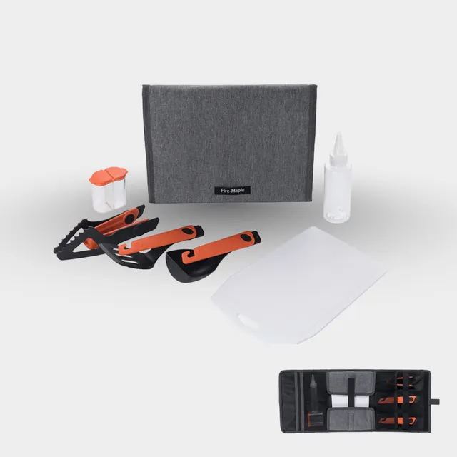FireMaple Chef Camp kit cuisine 7 pièces roll-up