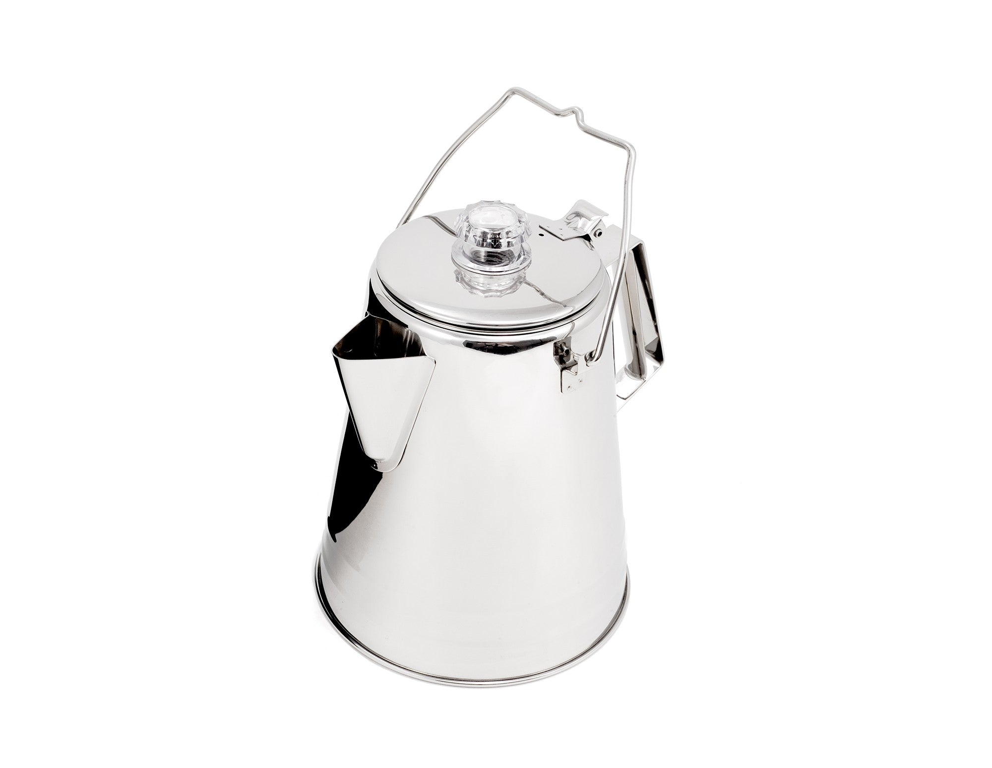 GSI Glacier percolateur café inox 14 tasses feu et réchaud