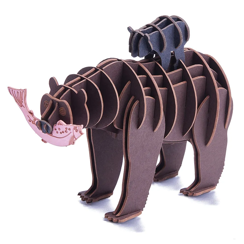 GSI Outdoor Games puzzle 3D ours pêcheurs