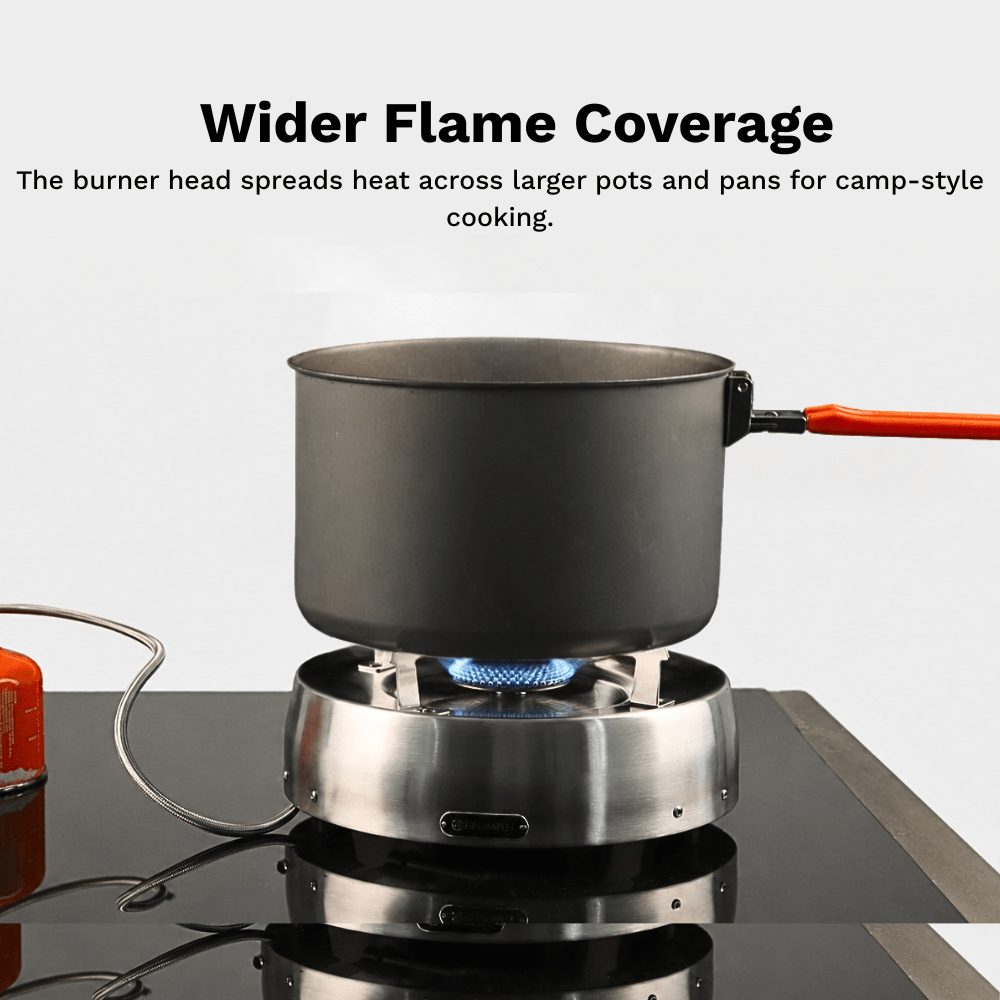 FireMaple Disc réchaud gaz déporté stable inox