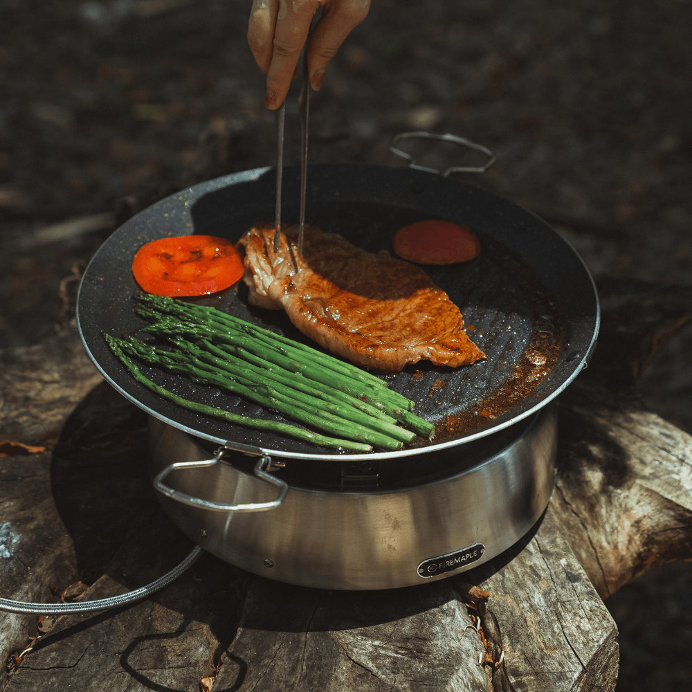FireMaple Disc réchaud gaz déporté stable inox