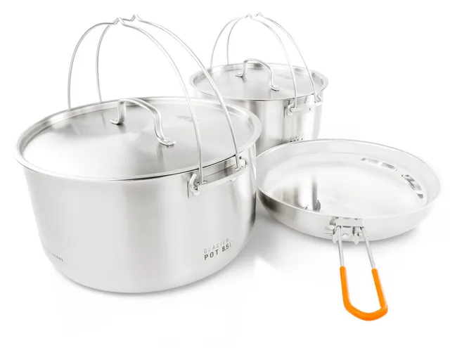 GSI Glacier Troop popote inox 8,5 L groupe