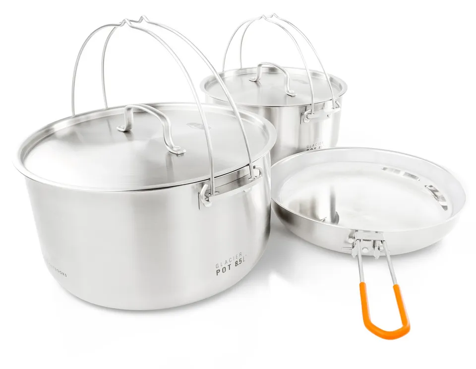 GSI Glacier Troop popote inox 8,5 L groupe