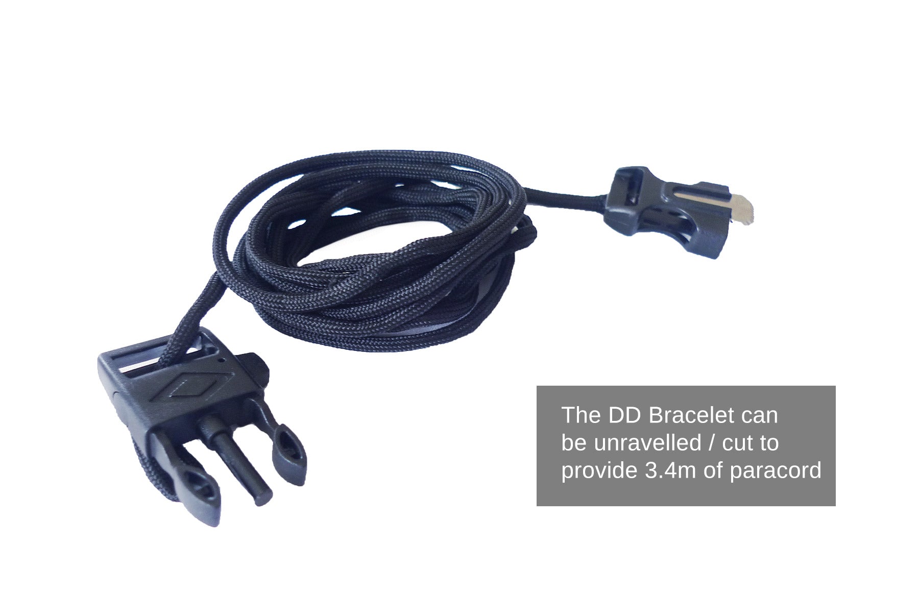 DD Hammocks Bracelet paracorde survie noir
