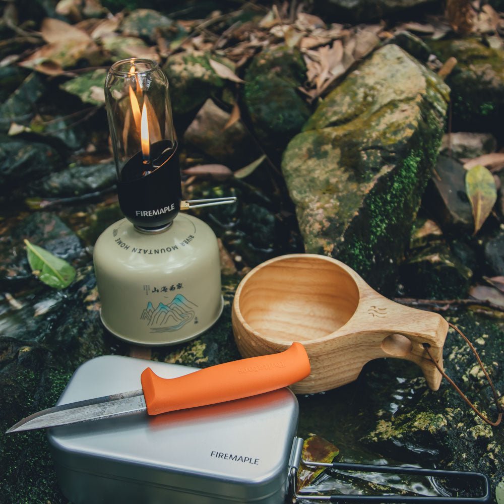 FireMaple Orange Black Edition lanterne gaz camping