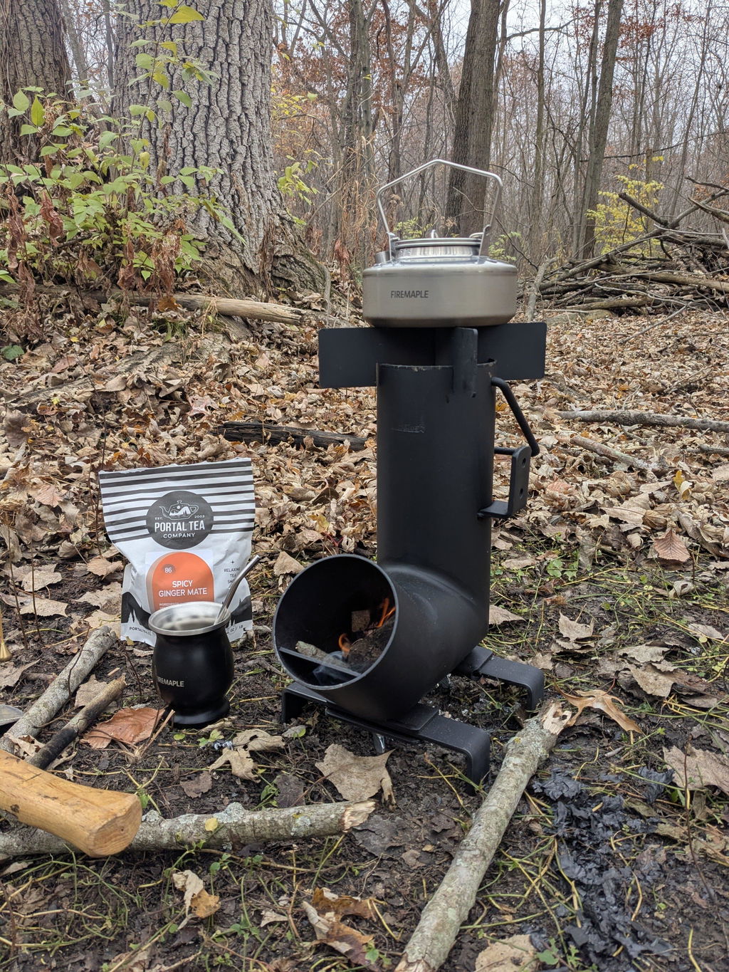 FireMaple Orca tasse à maté inox 200 ml avec bombilla