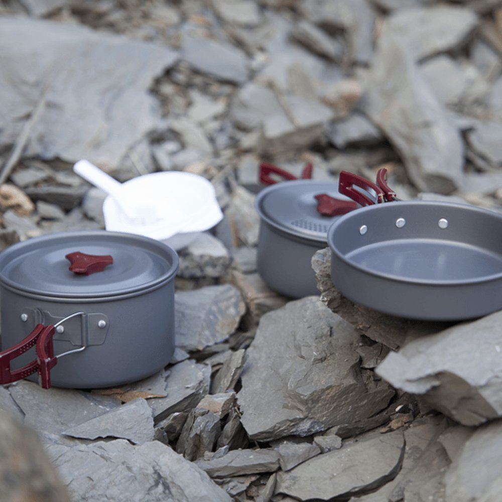 FireMaple FMC-202 popote camping alu 3 pièces 2-3 pers