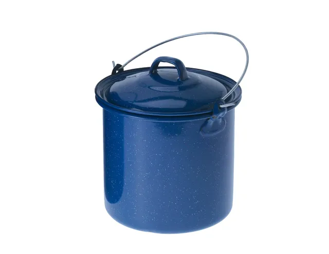 GSI Enamelware faitout émaillé 1,7 quart avec couvercle