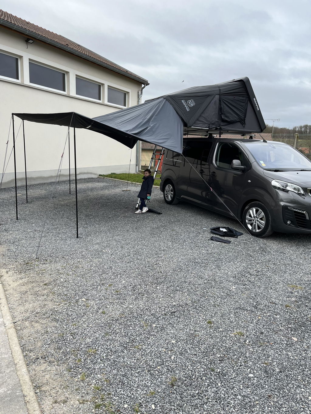 iKamper Auvent tente de toit Skycamp 3.0 pare-soleil
