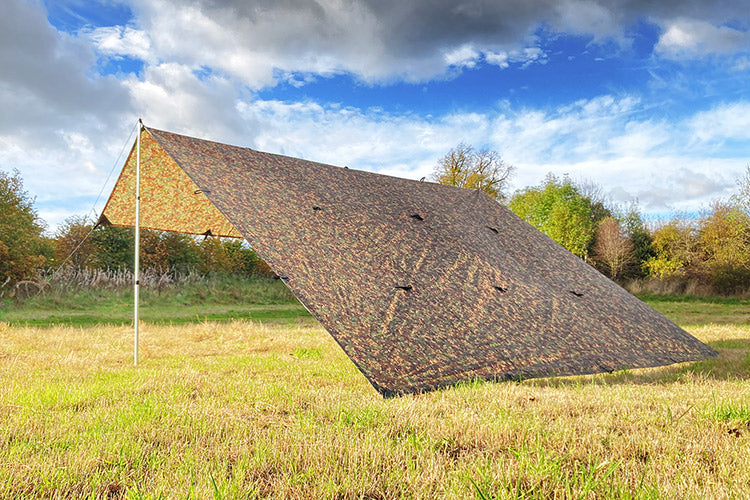 DD Tarp 5x5 bâche groupe multicam 25 points