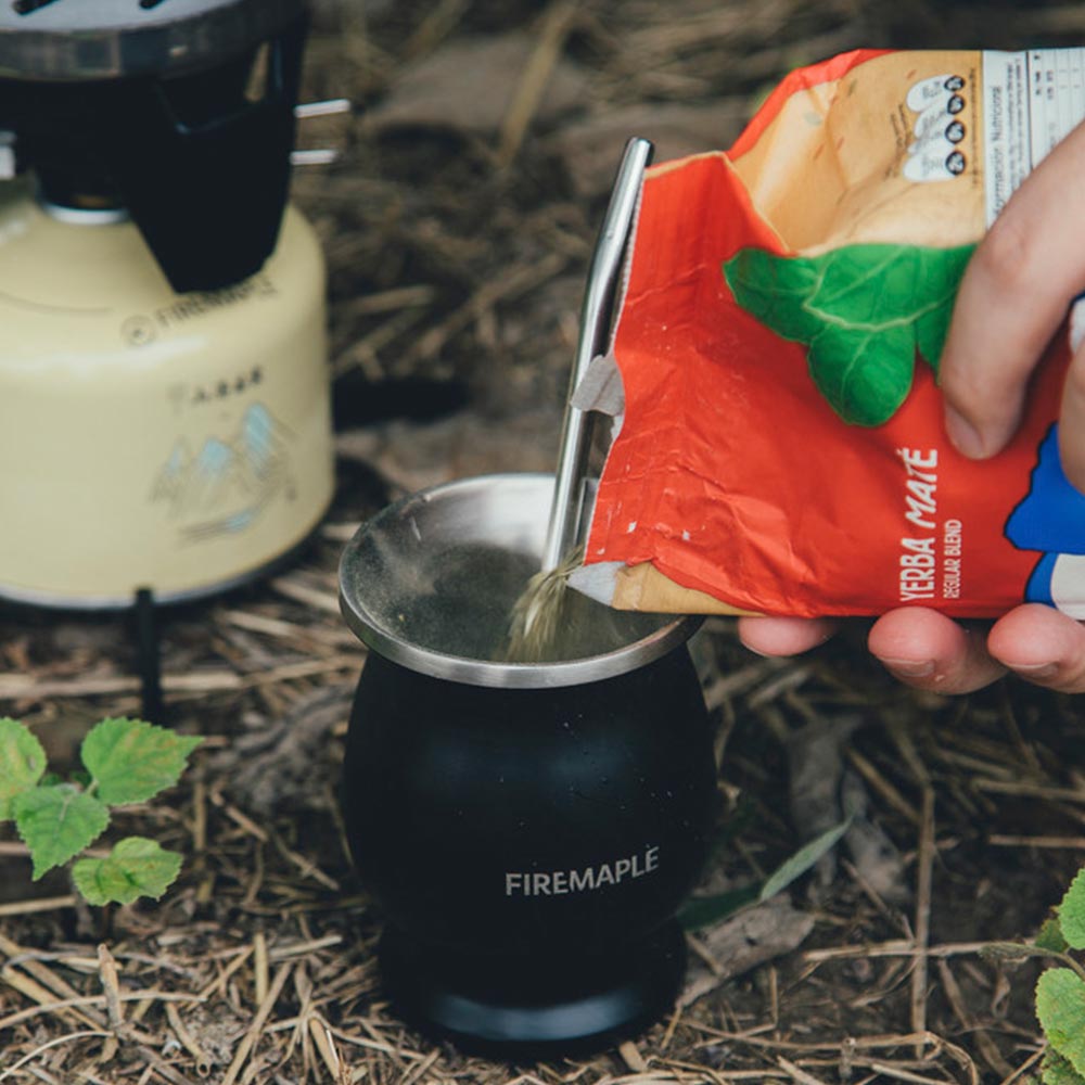 FireMaple Orca tasse à maté inox 200 ml avec bombilla