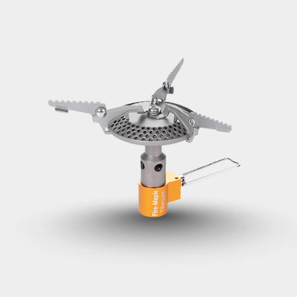 FireMaple FMS-116T réchaud gaz titane ultraléger large