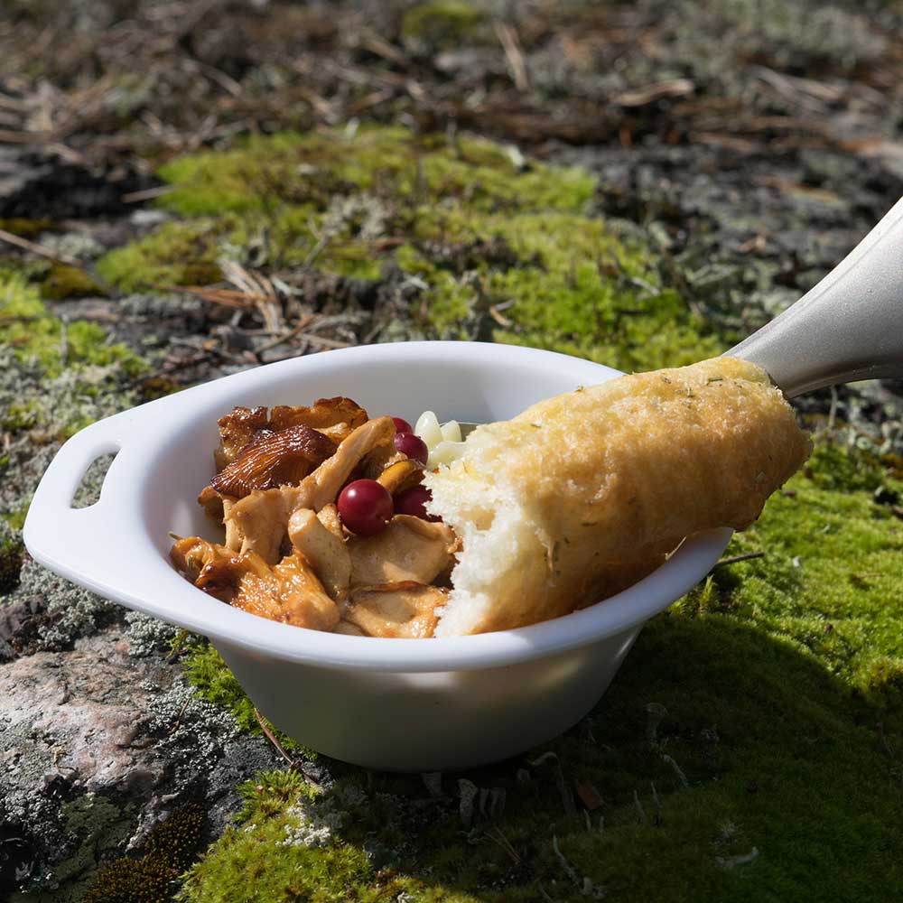 FireMaple Feast 1 popote camping solo orange