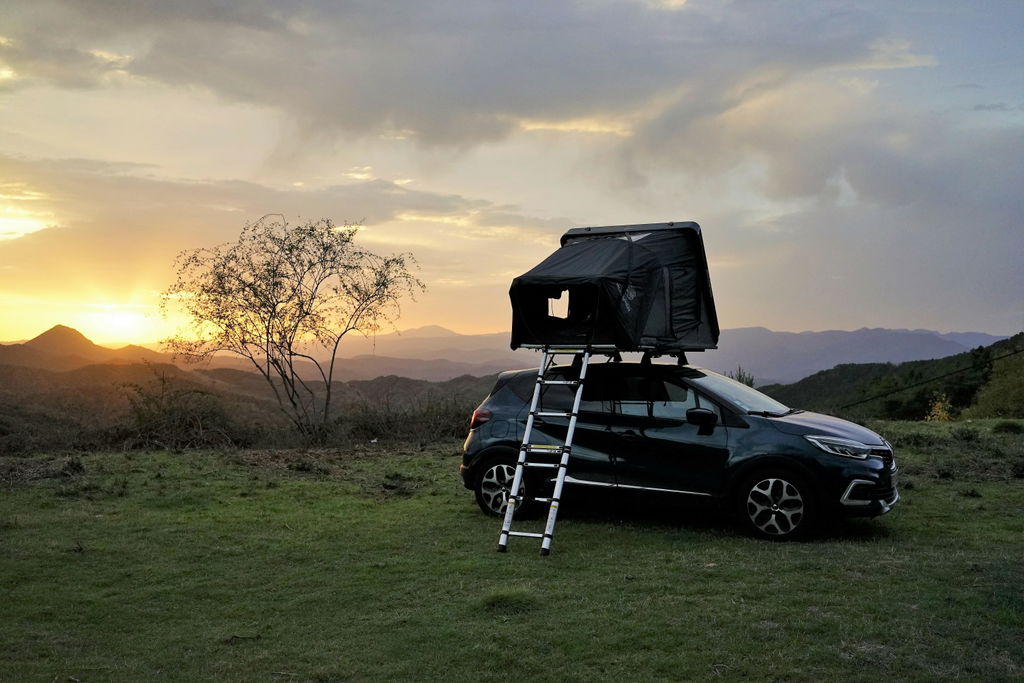 iKamper Skycamp 3.0 Mini tente de toit 2 places Noir