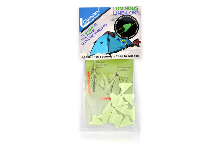 DD Hammocks Line-Loks x12 tendeurs tarp phosphorescents