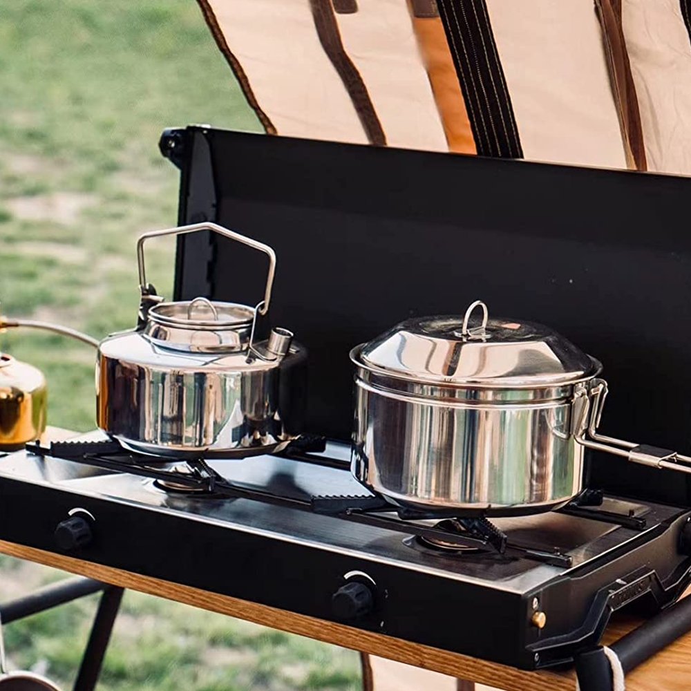 FireMaple Antarcti Set Popote Bouilloire 1L Inox
