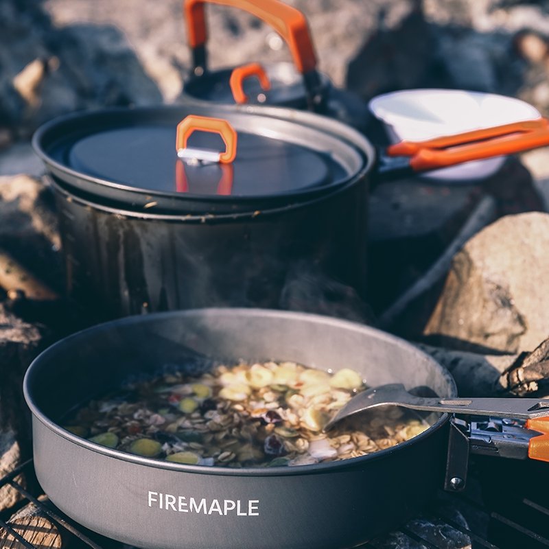FireMaple Feast 2 set popote alu 2 personnes Orange