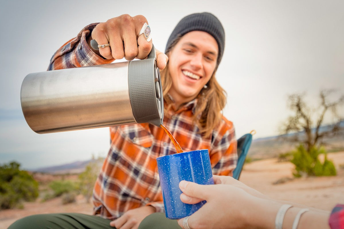 GSI Glacier JavaPress cafetière piston inox noir