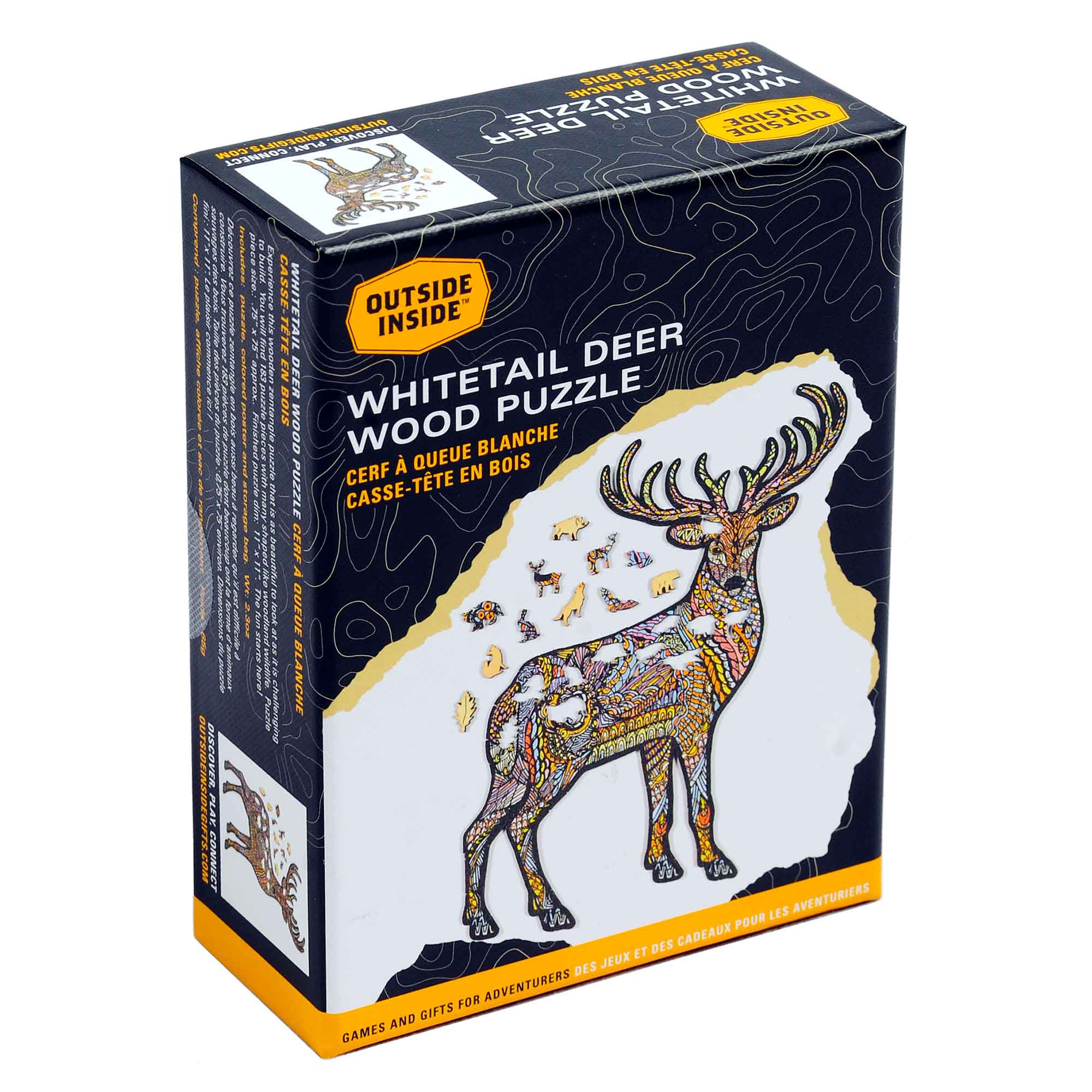 GSI puzzle bois cerf Whitetail Deer 188 pièces
