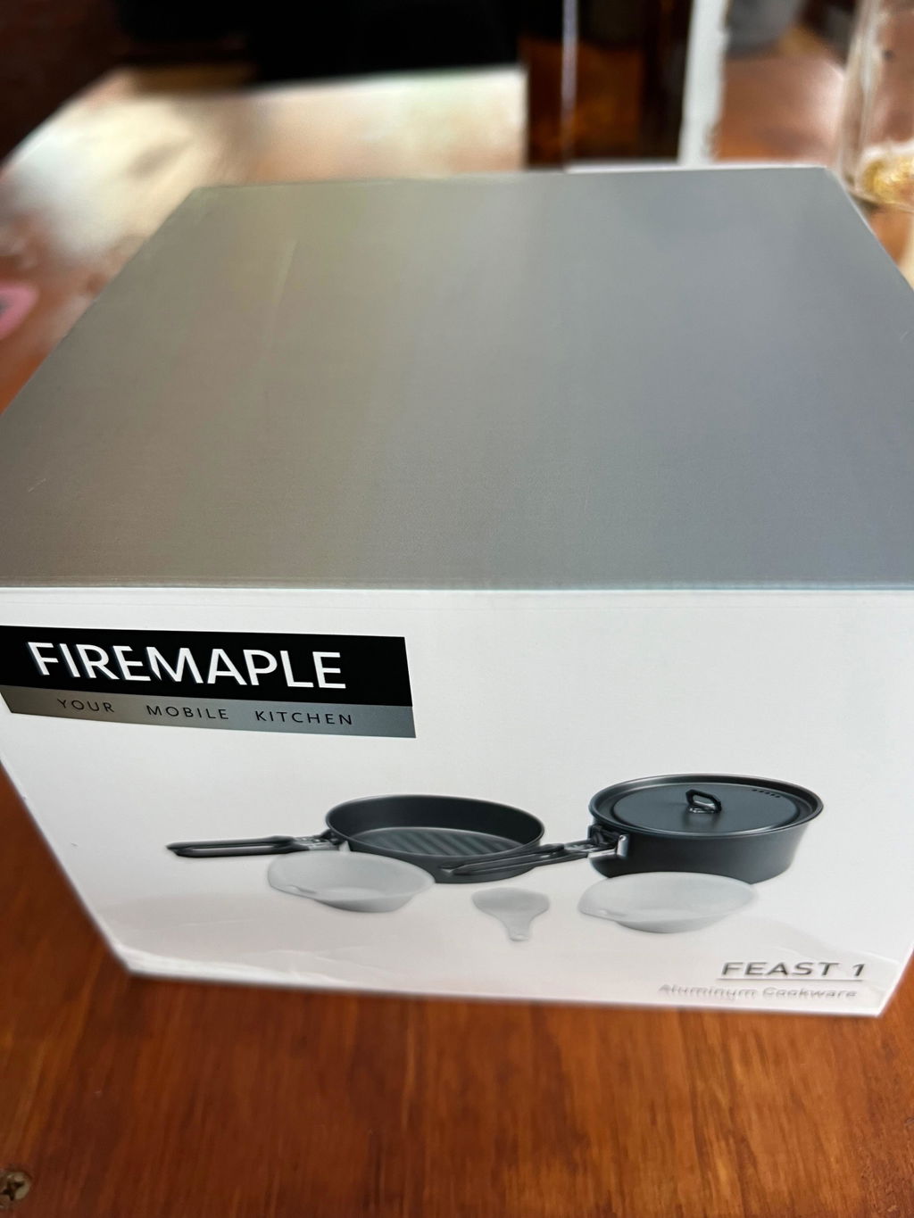 FireMaple Feast 1 popote camping solo orange