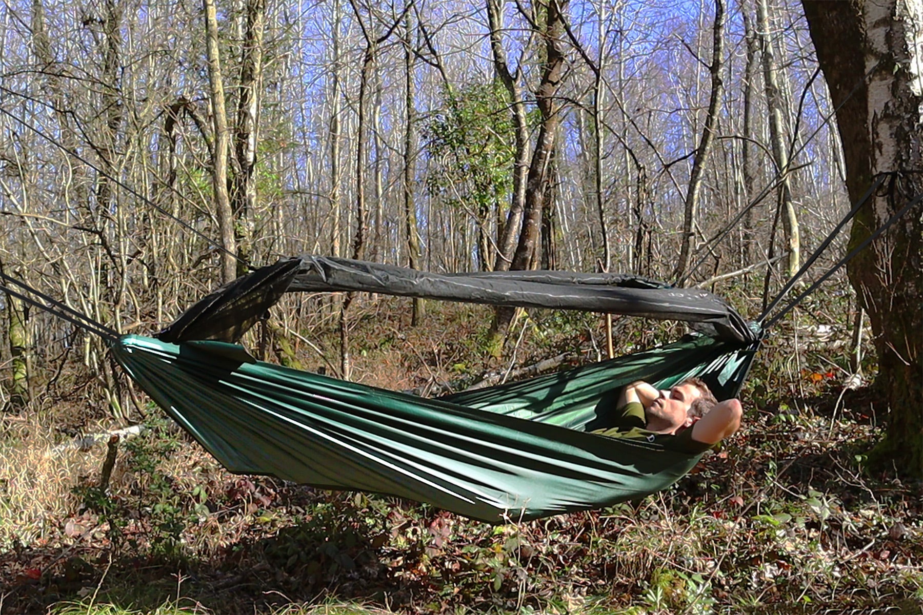 DD Travel Hamac camping bivi moustiquaire olive