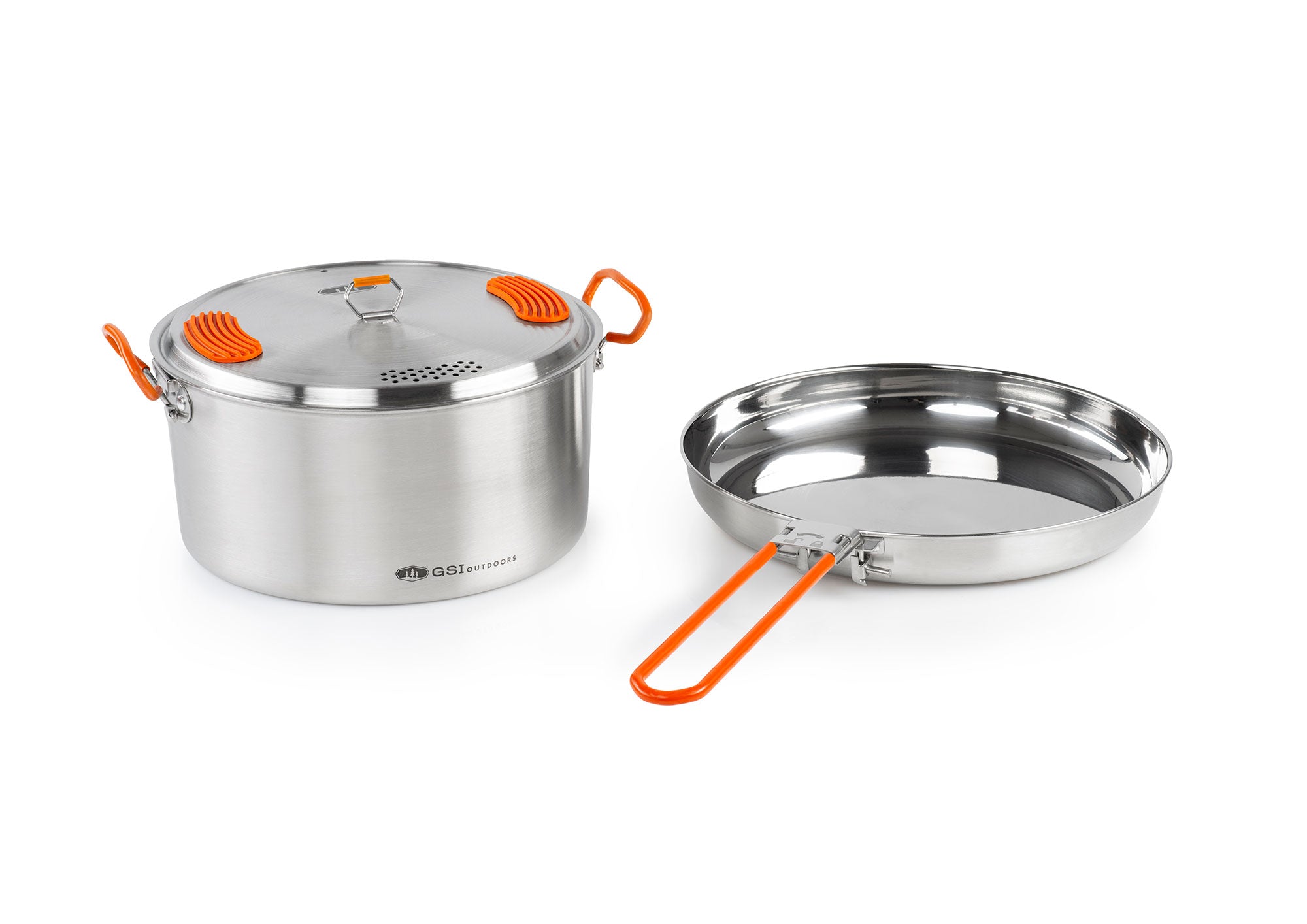 GSI Glacier 3L Cookset popote inox feu ouvert