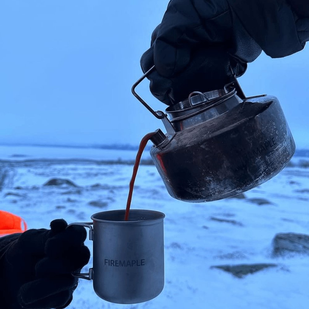 FireMaple Alti tasse titane 300 ml poignées pliantes