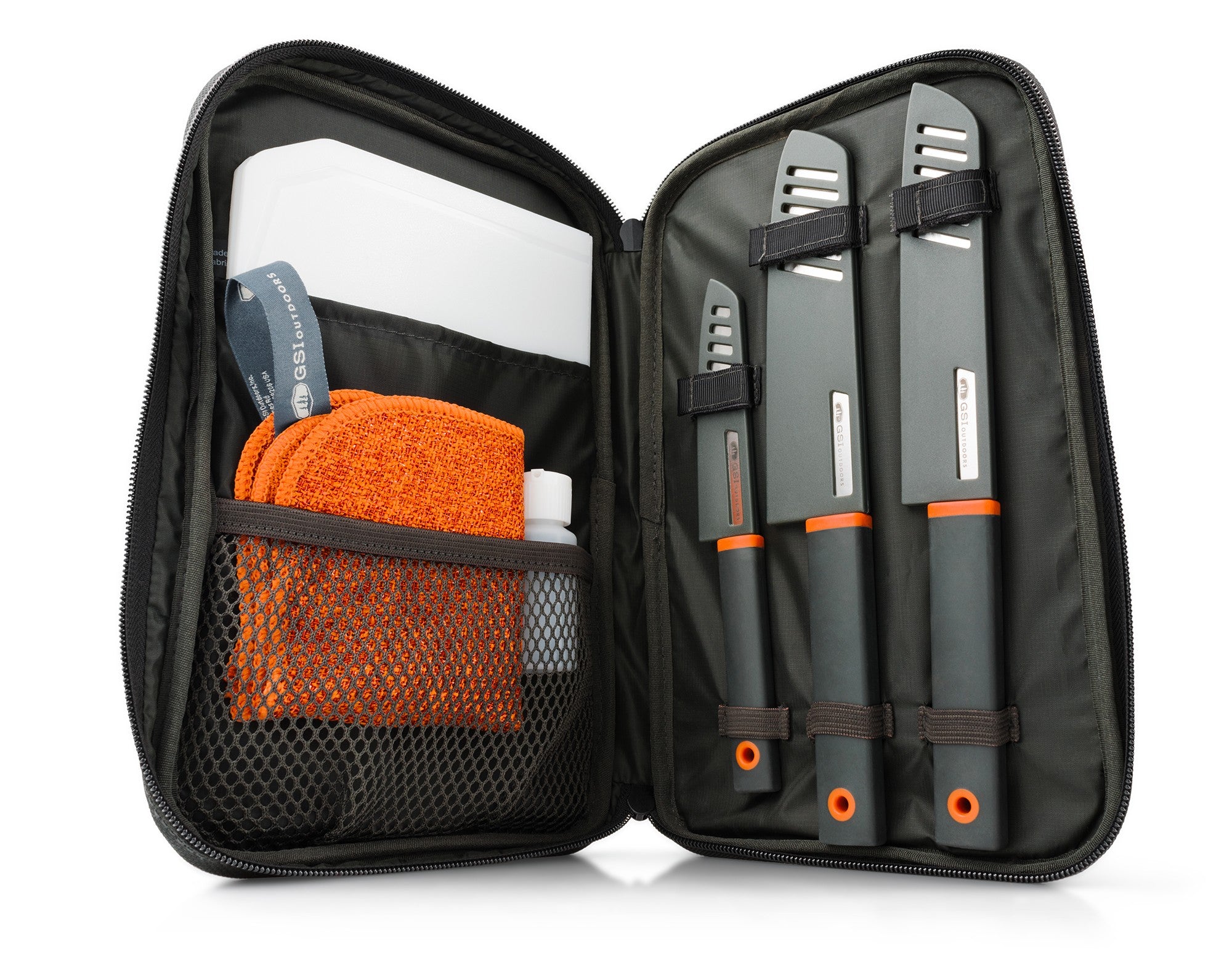 GSI Santoku set couteaux camping avec étui