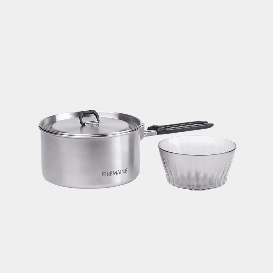 FireMaple Antarcti popote inox 0.8L feu de camp