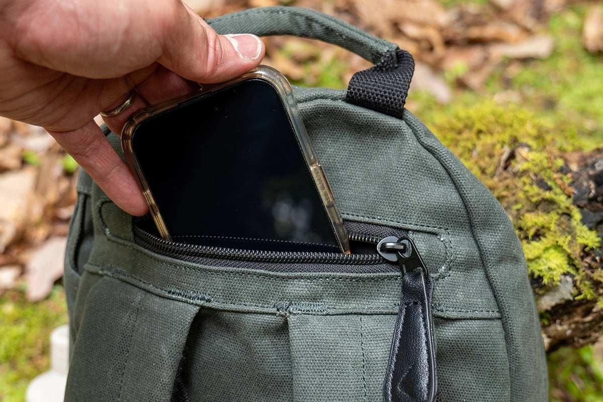 DD Quest Rucksack sac à dos 24 L olive toile cirée