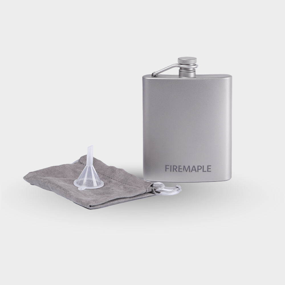 FireMaple Bacchus flasque titane 200 ml logo anglais