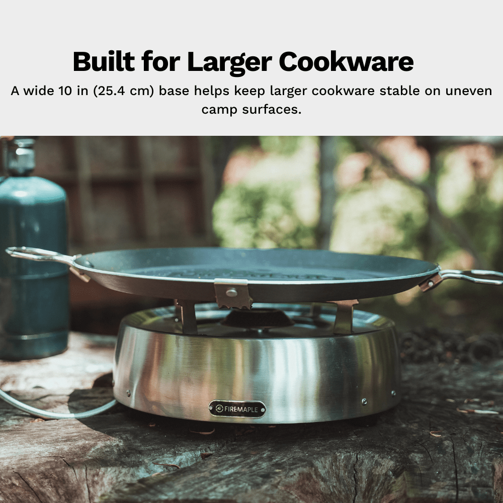 FireMaple Disc réchaud gaz déporté stable inox