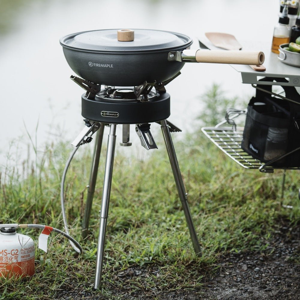 FireMaple Saturn X réchaud gaz hauteur réglable inox