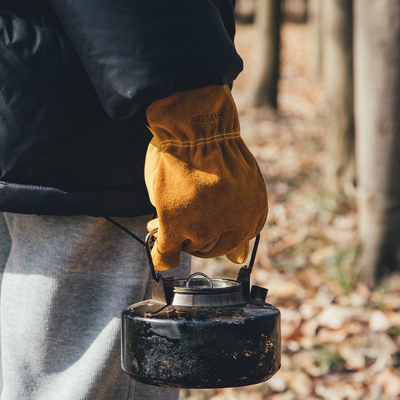 FireMaple Gingko gants cuir camp travail version été
